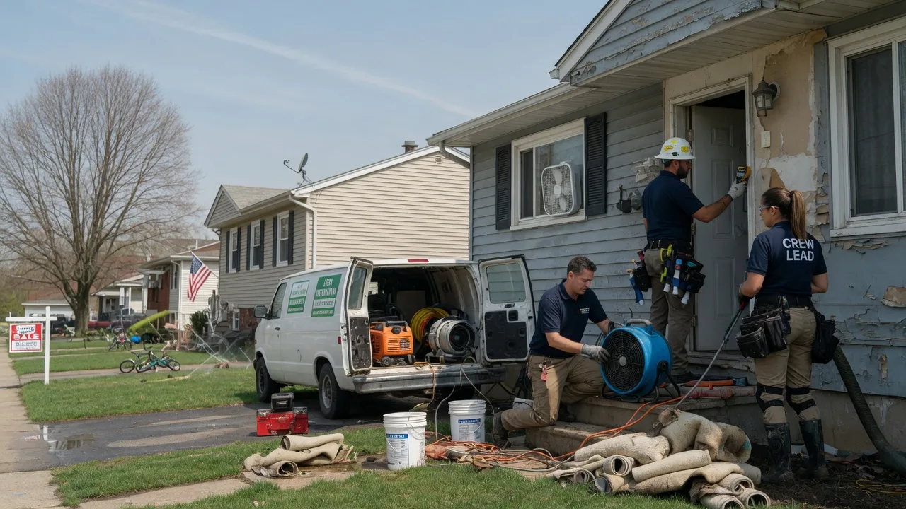 Flood Cleanup in Oakville, IA near me