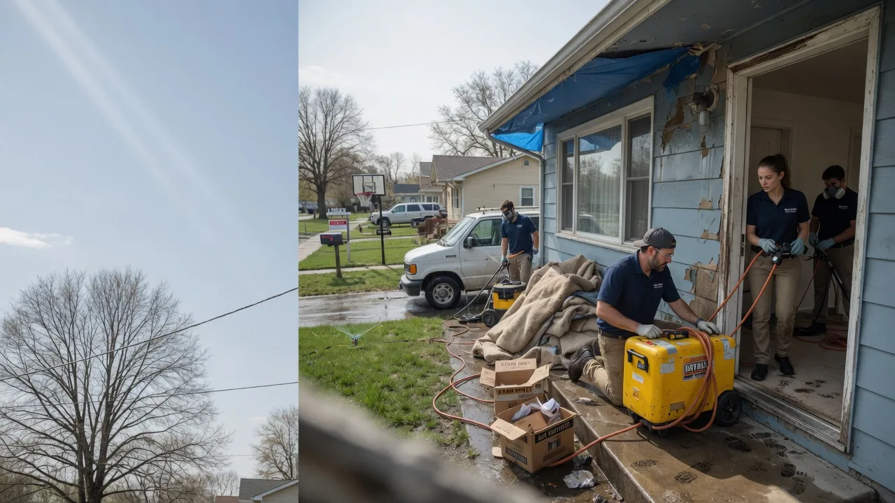 Basement Flood Cleanup in Oakville, IA near me